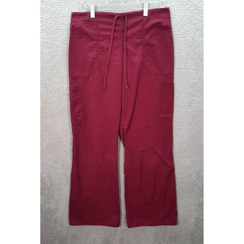 Scrubstar Scrub Pants Womens‎ Medium Purple Cargo Medical Dental Veterinarian *